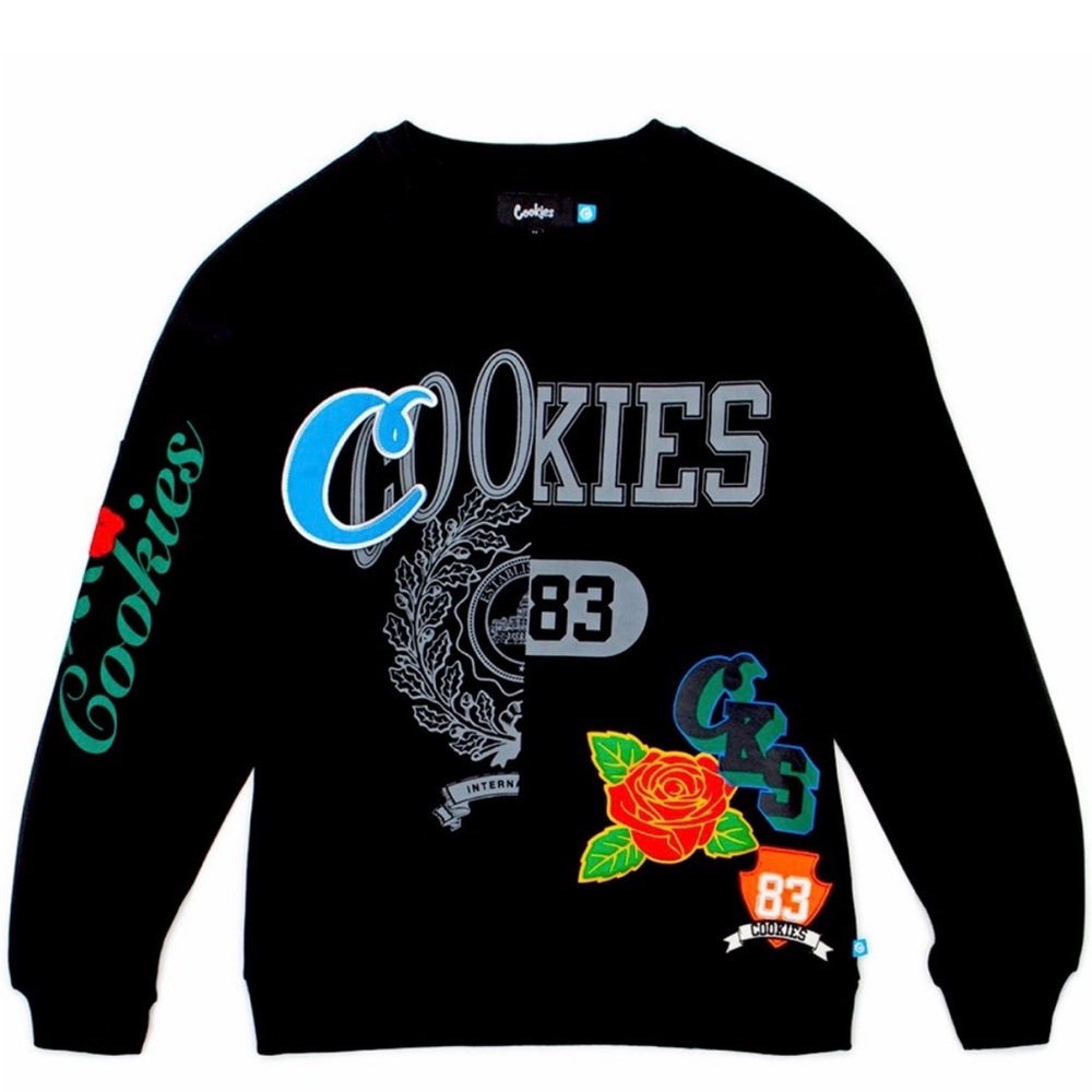 Cookies SF Pack 12 Collection Crewneck Sweatshirt Black S